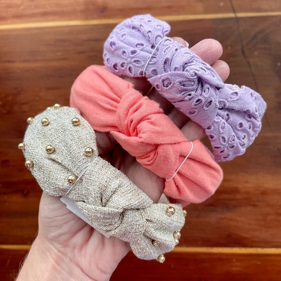 *NWT* J. Crew Eyelet Knot Headband in Dried Lavender - Picture 10 of 12